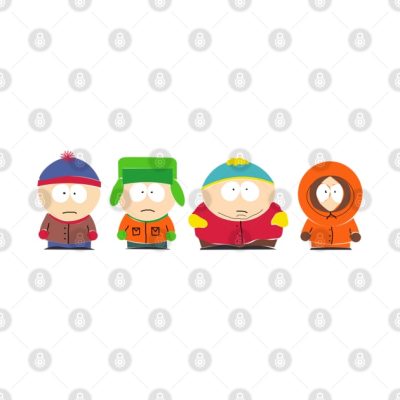 The South Park Boys Throw Pillow Official South Park Merch