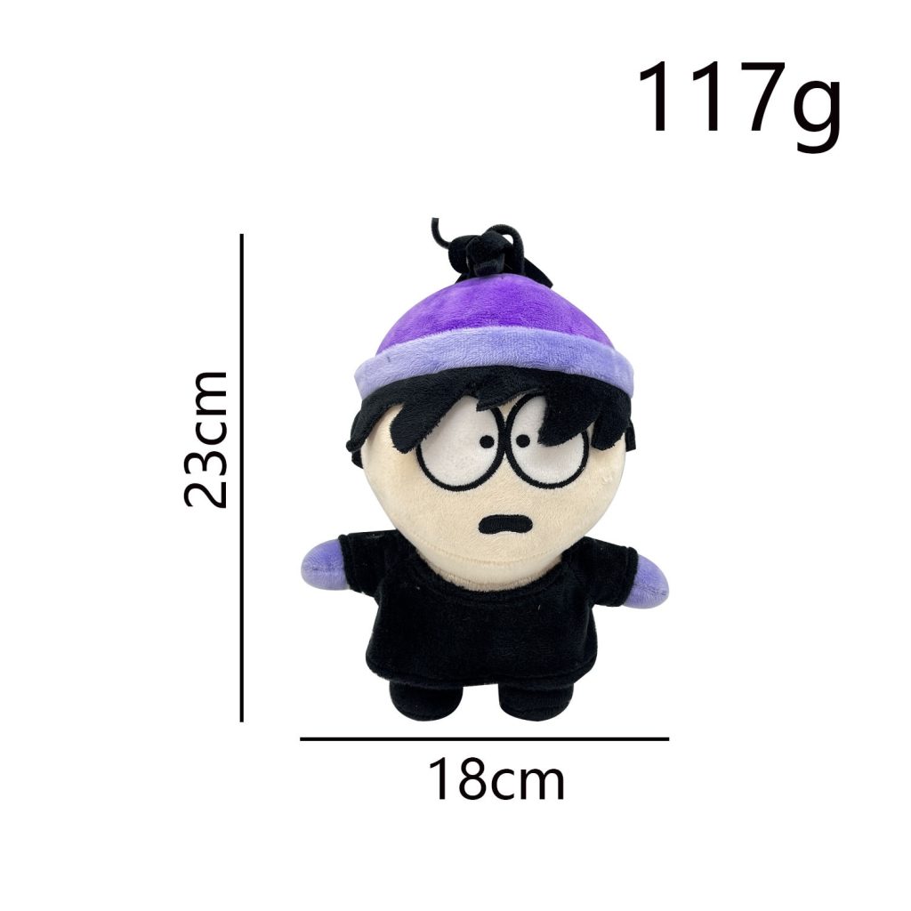 20 30cm Southed Parked Goth Plush Toys Cute Soft Stuffed Dolls For Kid Birthday Gift 1 - South Park Merch