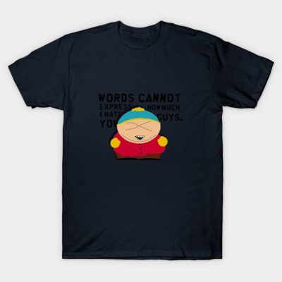 Cartman Kind Message T-Shirt Official South Park Merch