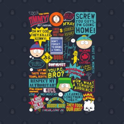 South Park Quotes Tapestry Official South Park Merch