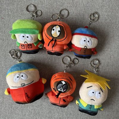South North Park Keychain Plush Toys Soft Cotton Stuffed Plush Doll Toy Fluffy Ornaments Gift Anime - South Park Merch