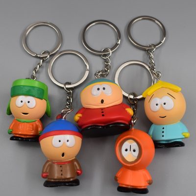 South North Park Ornaments Gift Anime Keychain Doll Children Adult Keychain Plush Toy Soft Cotton Stuffed - South Park Merch