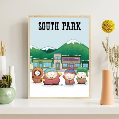 cartoon S South Park cute POSTER Prints Wall Pictures Living Room Home Decoration Small 1 - South Park Merch