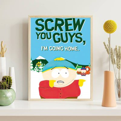 cartoon S South Park cute POSTER Prints Wall Pictures Living Room Home Decoration Small 5 - South Park Merch